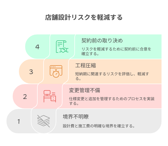 店舗設計リスクを軽減する